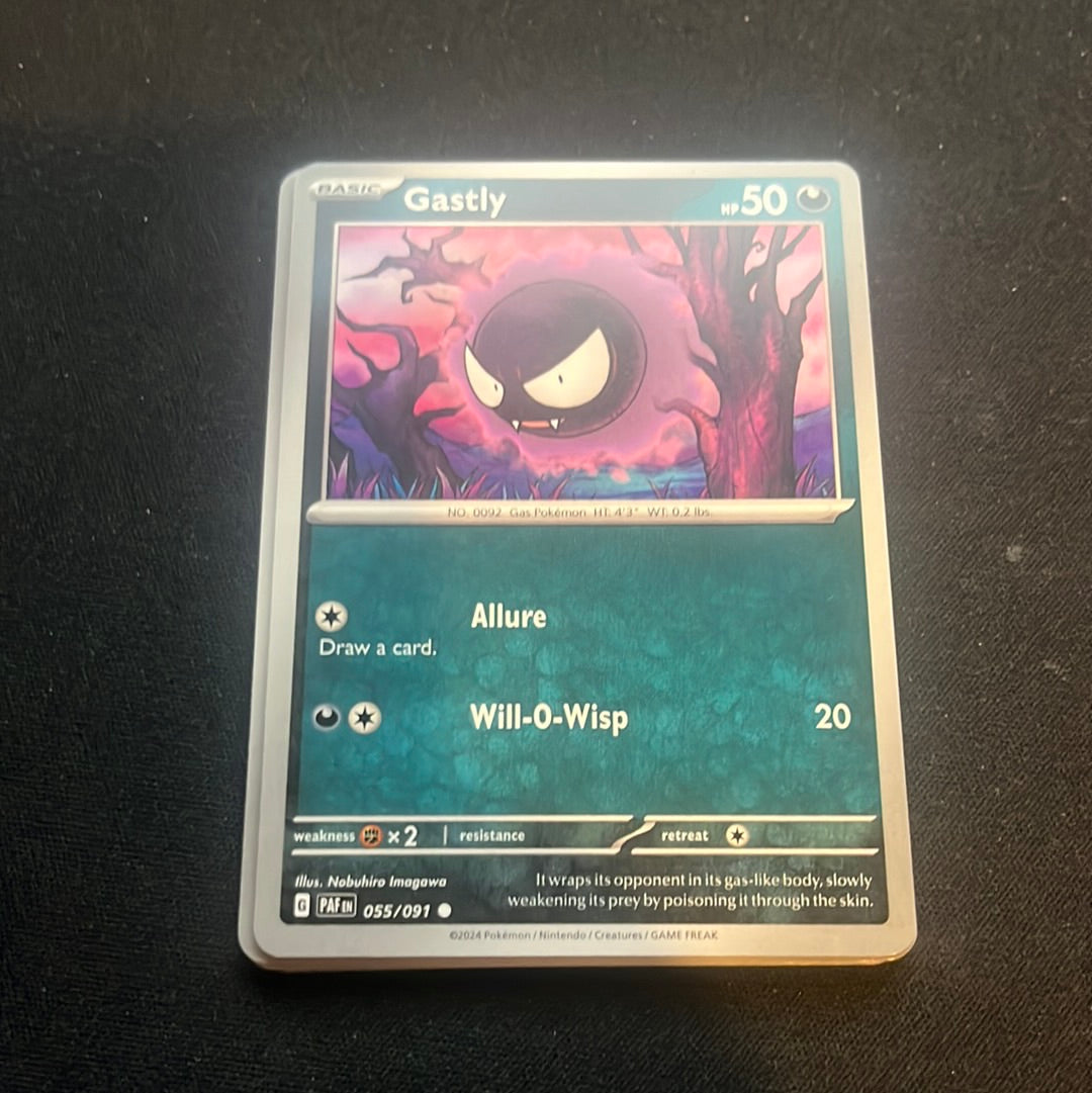 Paldean Fates: Gastly #55 Paldean Fates: Gastly #55